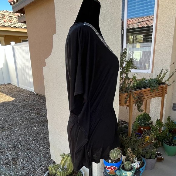 Forever 21 Black Sleeveless Blouse Women Size Small - Picture 9 of 10